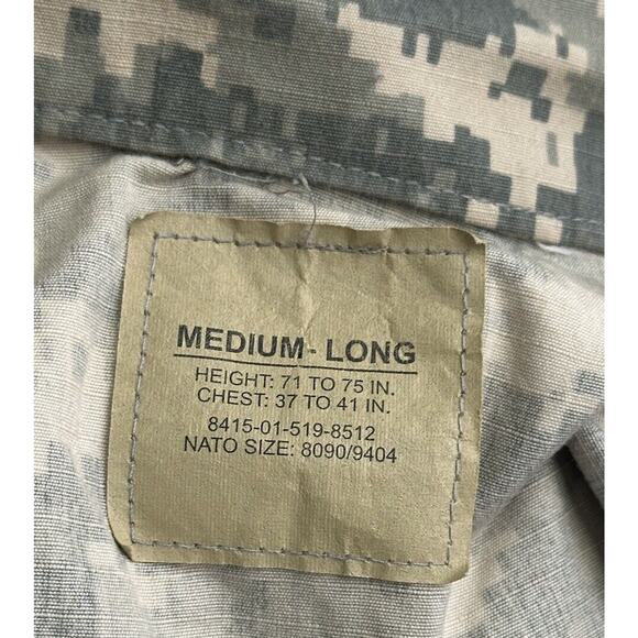 Vintage Army Nato 8090/9404 Medium Long Military Zip Down Camo Patches Jacket - Picture 6 of 6